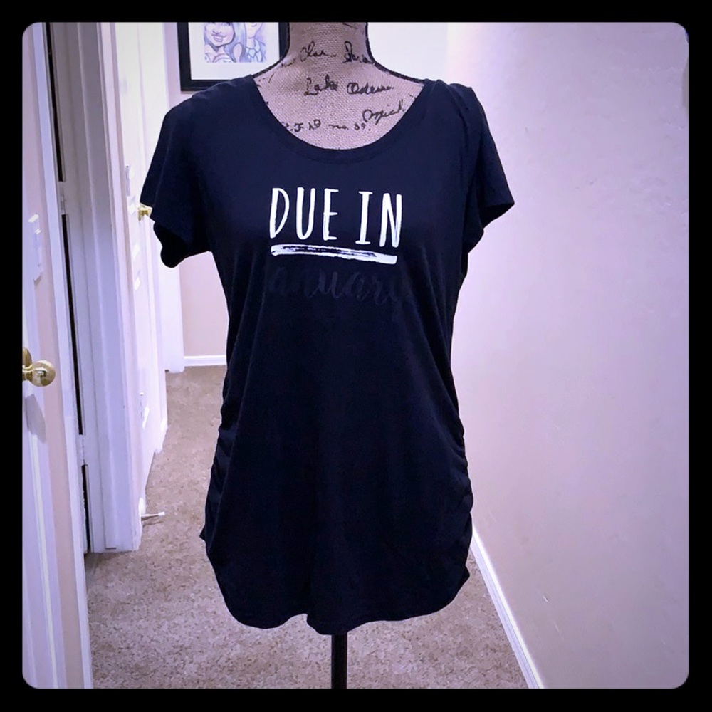 DUE IN JANUARY MATERNITY SHIRT